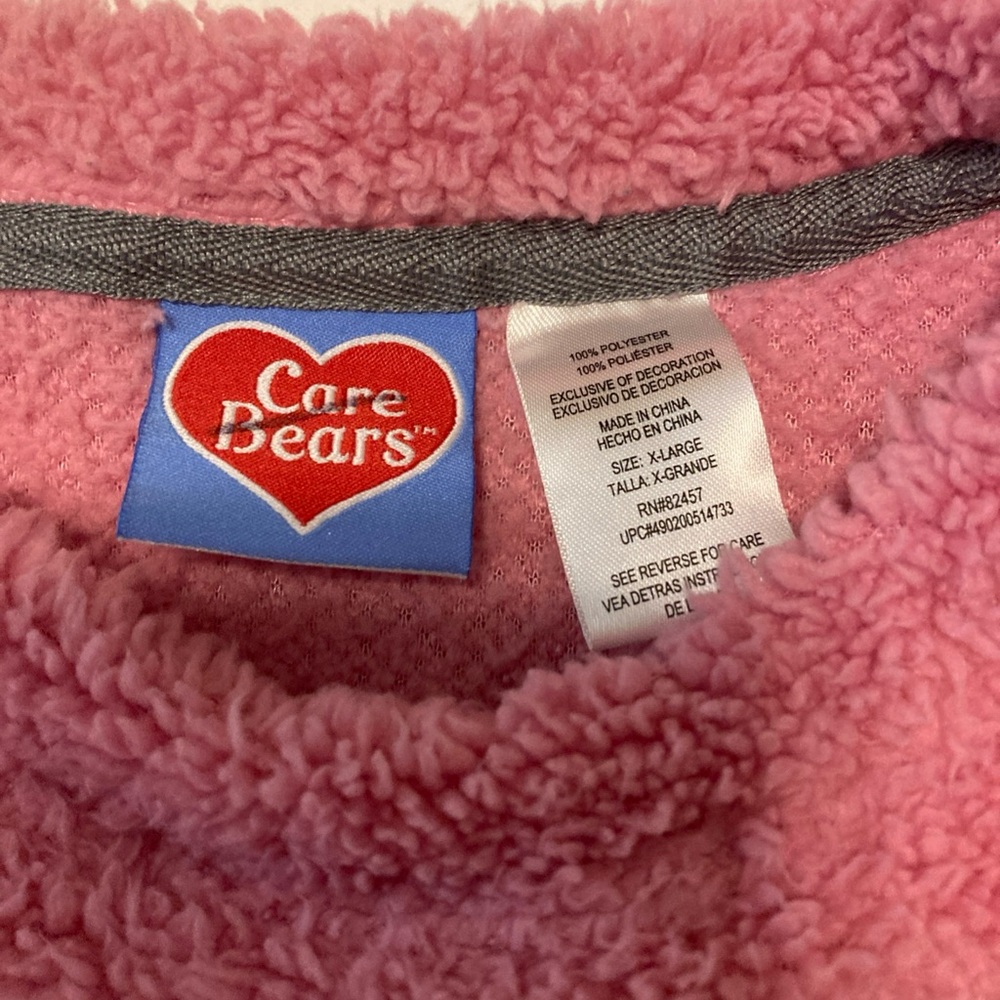 Care Bears Pullover Sherpa Sweatshirt Cuddle Season XLarge Ladies - Picture 4 of 6